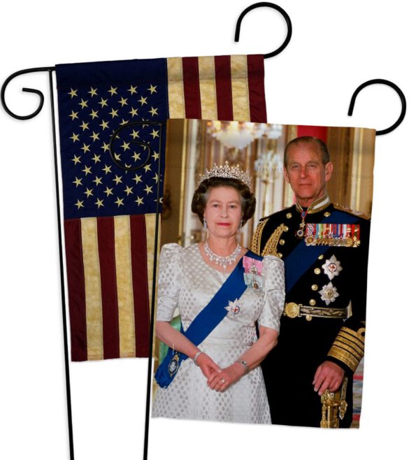 British Remarkable Couple - Expression Inspirational Vertical Impressions Decorative Flags HG180320 Made In USA - Image 7