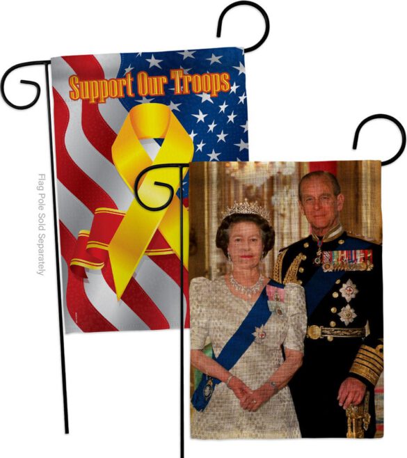 British Remarkable Couple - Expression Inspirational Vertical Impressions Decorative Flags HG180320 Made In USA - Image 34