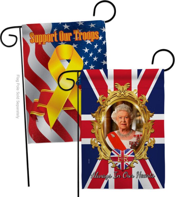 Always In our Heart - Expression Inspirational Vertical Impressions Decorative Flags HG180323 Made In USA - Image 14