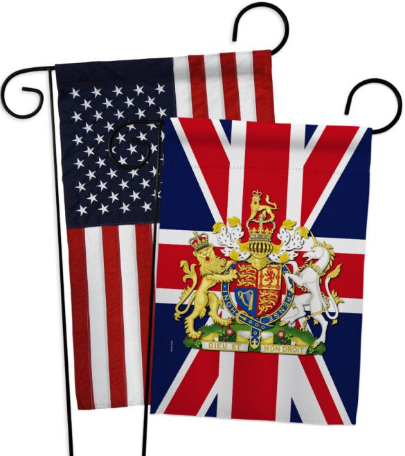 Coat Of Arms Of United Kingdom - Expression Inspirational Vertical Impressions Decorative Flags HG180324 Made In USA - Image 9