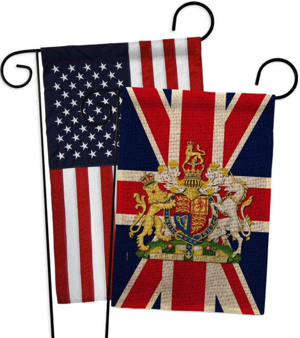 Coat Of Arms Of United Kingdom - Expression Inspirational Vertical Impressions Decorative Flags HG180324 Made In USA - Image 30