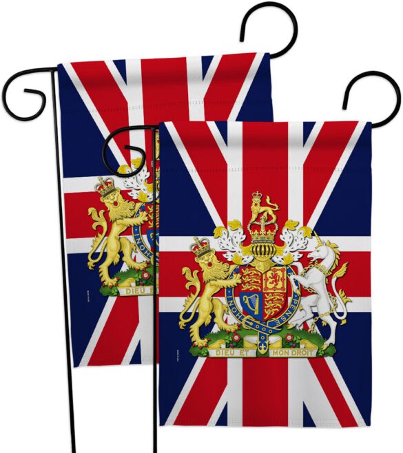 Coat Of Arms Of United Kingdom - Expression Inspirational Vertical Impressions Decorative Flags HG180324 Made In USA - Image 11