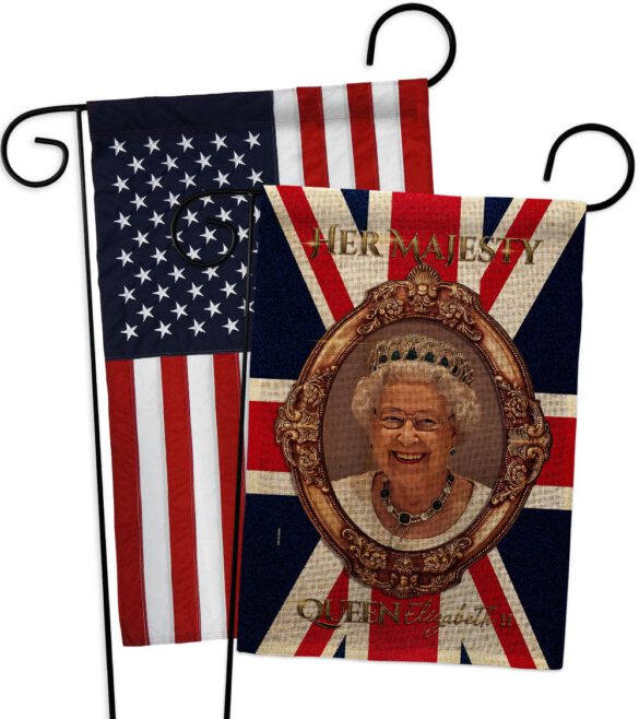 Her Majesty QE II - Expression Inspirational Vertical Impressions Decorative Flags HG180340 Made In USA - Image 30