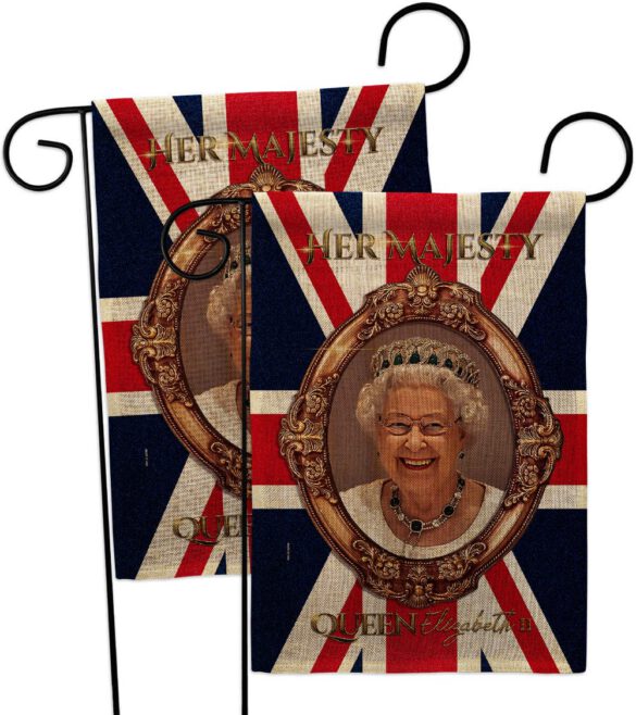Her Majesty QE II - Expression Inspirational Vertical Impressions Decorative Flags HG180340 Made In USA - Image 32