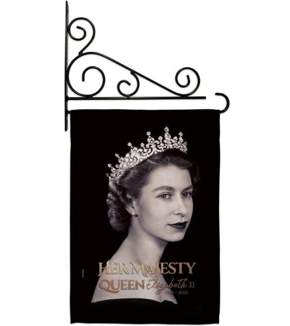 Her Majesty Queen - Sympathy Inspirational Horizontal Impressions Decorative Flags HG180311 Made In USA - Image 17