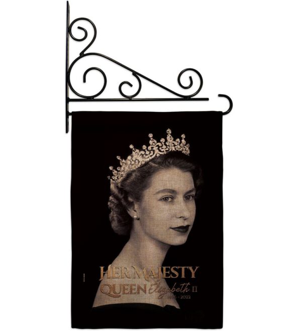 Her Majesty Queen - Sympathy Inspirational Horizontal Impressions Decorative Flags HG180311 Made In USA - Image 38