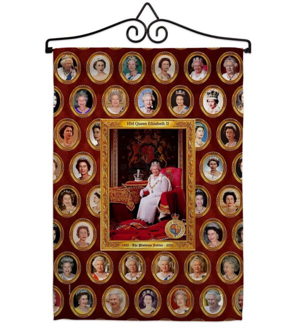 HM Queen Elizabeth II - Expression Inspirational Vertical Impressions Decorative Flags HG180316 Made In USA - Image 16