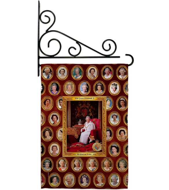 HM Queen Elizabeth II - Expression Inspirational Vertical Impressions Decorative Flags HG180316 Made In USA - Image 17