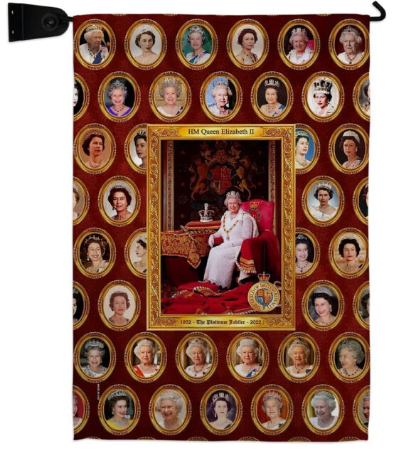 HM Queen Elizabeth II - Expression Inspirational Vertical Impressions Decorative Flags HG180316 Made In USA - Image 18