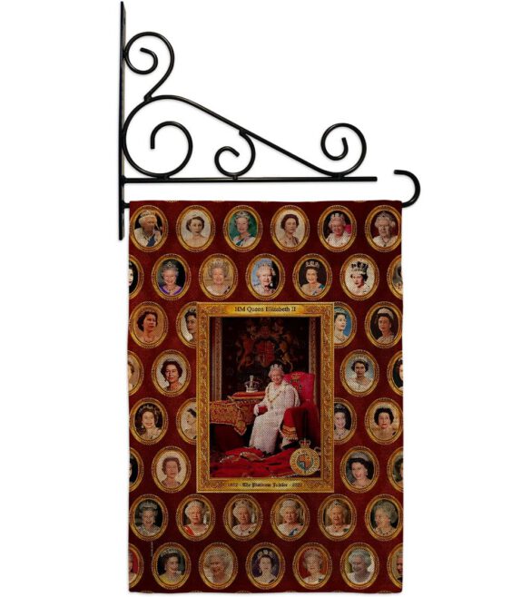HM Queen Elizabeth II - Expression Inspirational Vertical Impressions Decorative Flags HG180316 Made In USA - Image 38