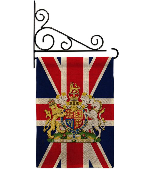Coat Of Arms Of United Kingdom - Expression Inspirational Vertical Impressions Decorative Flags HG180324 Made In USA - Image 38