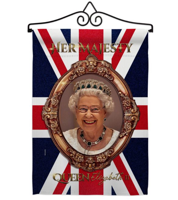 Her Majesty QE II - Expression Inspirational Vertical Impressions Decorative Flags HG180340 Made In USA - Image 16