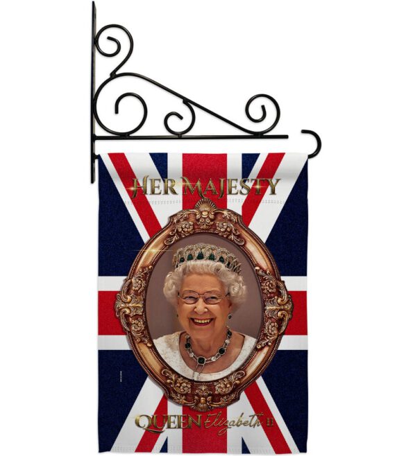 Her Majesty QE II - Expression Inspirational Vertical Impressions Decorative Flags HG180340 Made In USA - Image 17