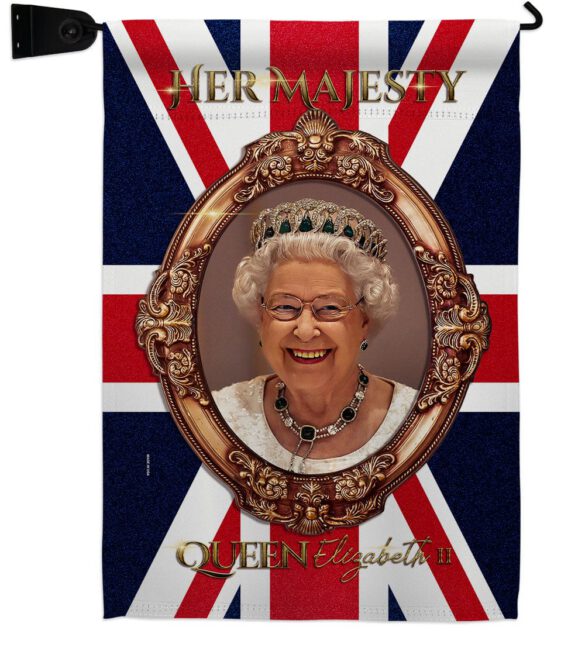 Her Majesty QE II - Expression Inspirational Vertical Impressions Decorative Flags HG180340 Made In USA - Image 18