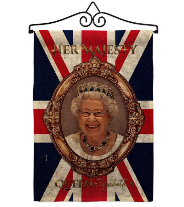Her Majesty QE II - Expression Inspirational Vertical Impressions Decorative Flags HG180340 Made In USA - Image 37