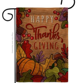 Garden Flag Thanksgiving G192294 B