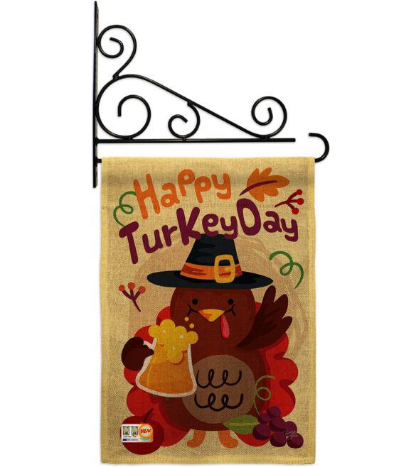 Happy Turkey Day - Thanksgiving Fall Vertical Impressions Decorative Flags HG113065 Made In USA - Image 12