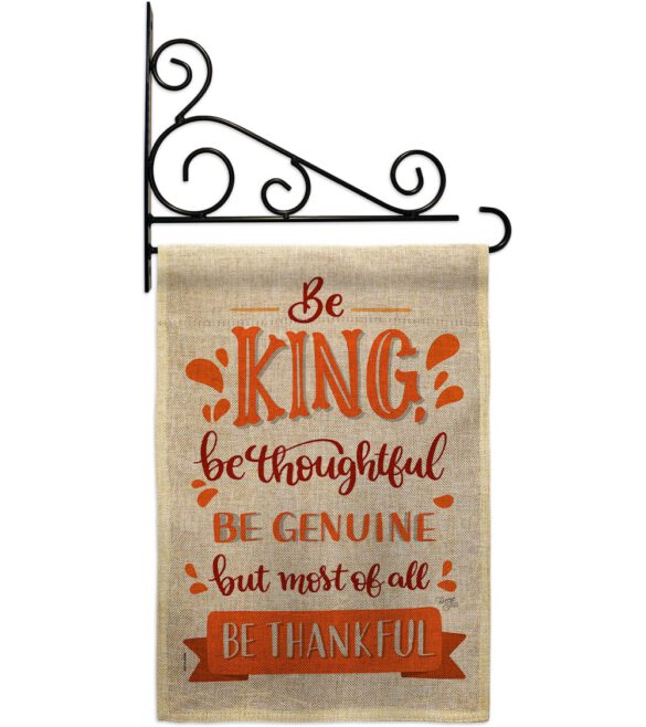 Be Thanksful - Thanksgiving Fall Vertical Impressions Decorative Flags HG113089 Made In USA - Image 2