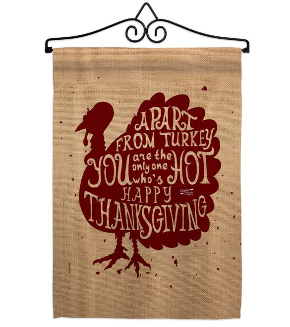 A Part From Turkey - Thanksgiving Fall Vertical Impressions Decorative Flags HG137118 Made In USA - Image 8