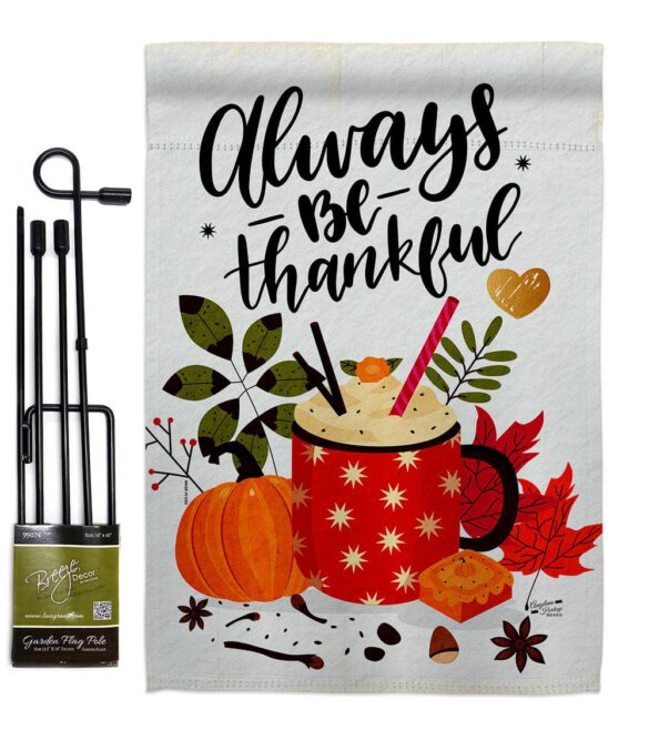 Always Thankful - Thanksgiving Fall Vertical Impressions Decorative Flags HG137591 Made In USA - Image 5