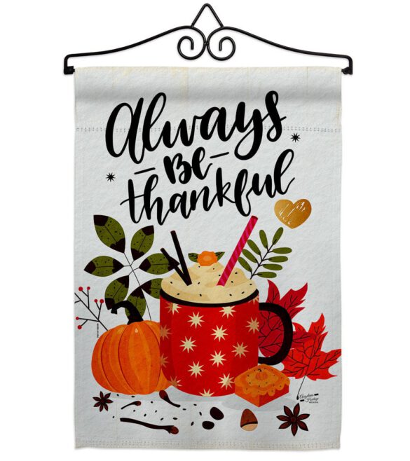 Always Thankful - Thanksgiving Fall Vertical Impressions Decorative Flags HG137591 Made In USA - Image 8
