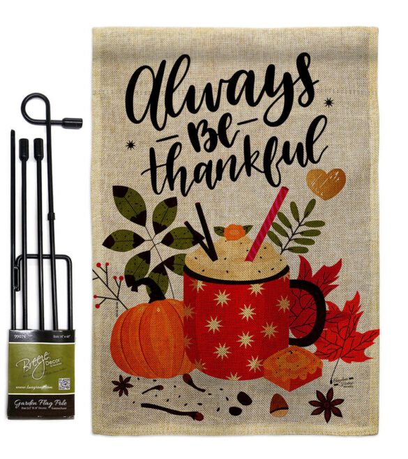 Always Thankful - Thanksgiving Fall Vertical Impressions Decorative Flags HG137591 Made In USA - Image 17