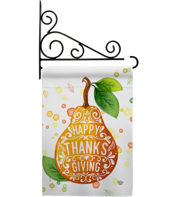 Happy Thanks Giving - Thanksgiving Fall Vertical Impressions Decorative Flags HG192253 Made In USA - Image 8