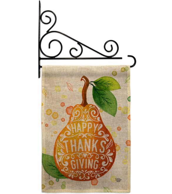 Happy Thanks Giving - Thanksgiving Fall Vertical Impressions Decorative Flags HG192253 Made In USA - Image 14