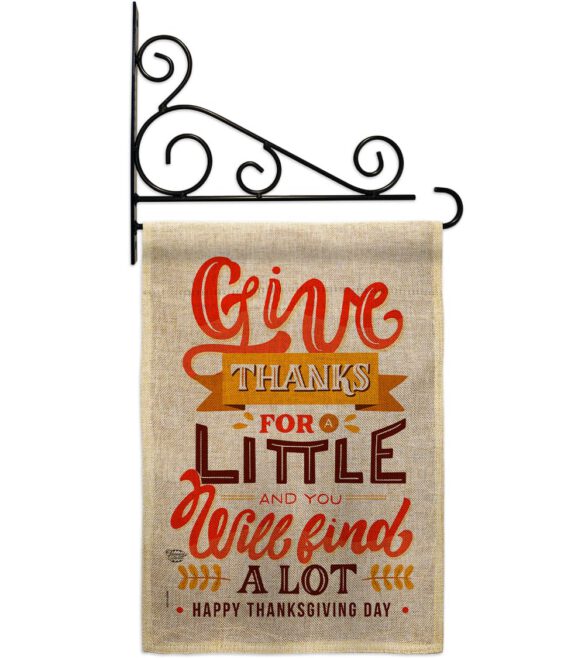 Give Thanks - Thanksgiving Fall Vertical Impressions Decorative Flags HG192254 Made In USA - Image 14
