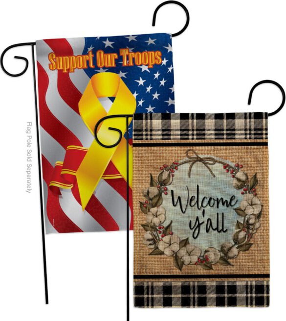 Cotton Y'all - Southern Country & Primitive Vertical Impressions Decorative Flags HG120050 Made In USA - Image 34