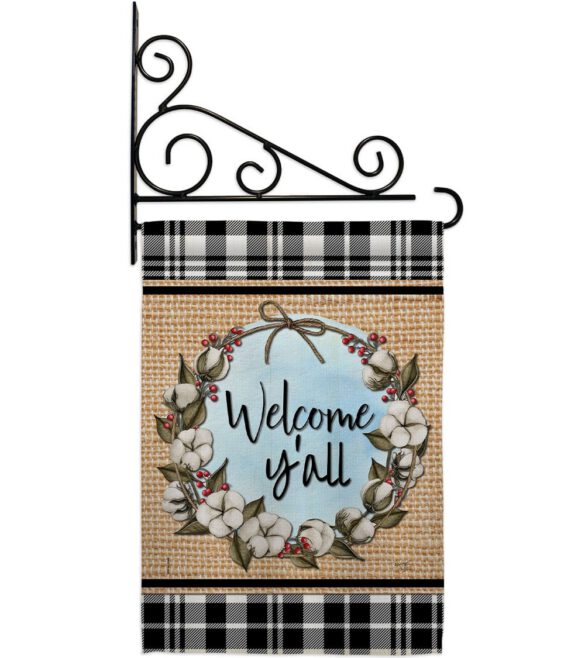 Cotton Y'all - Southern Country & Primitive Vertical Impressions Decorative Flags HG120050 Made In USA - Image 17