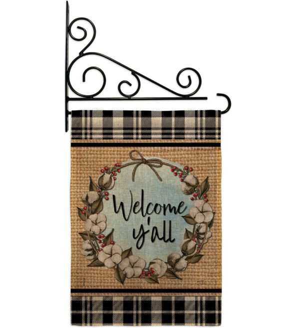 Cotton Y'all - Southern Country & Primitive Vertical Impressions Decorative Flags HG120050 Made In USA - Image 38