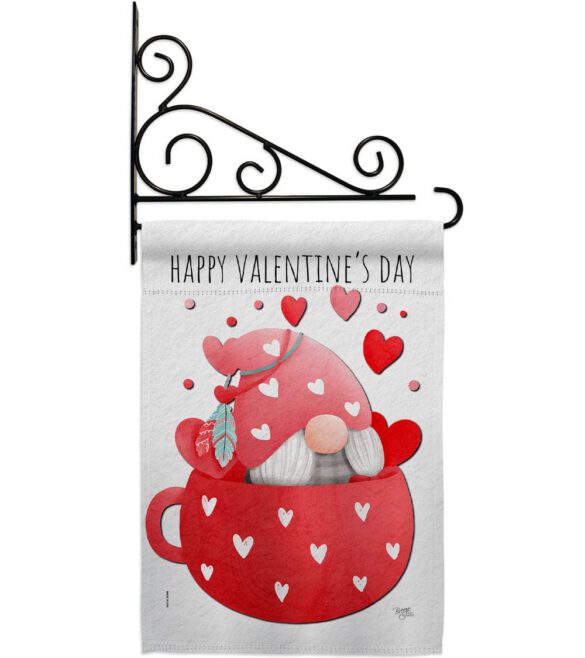 Gnome Love You - Valentines Spring Vertical Impressions Decorative Flags HG120045 Made In USA - Image 17