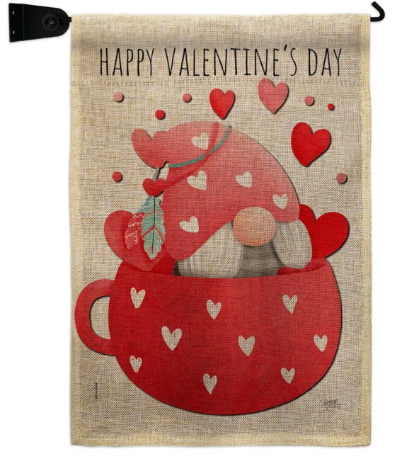 Gnome Love You - Valentines Spring Vertical Impressions Decorative Flags HG120045 Made In USA - Image 39