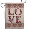 Classic Valentine Love - Valentines Spring Vertical Impressions Decorative Flags HG137144 Made In USA