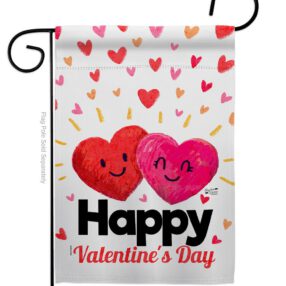 Heart in Love - Valentines Spring Vertical Impressions Decorative Flags HG137348 Made In USA