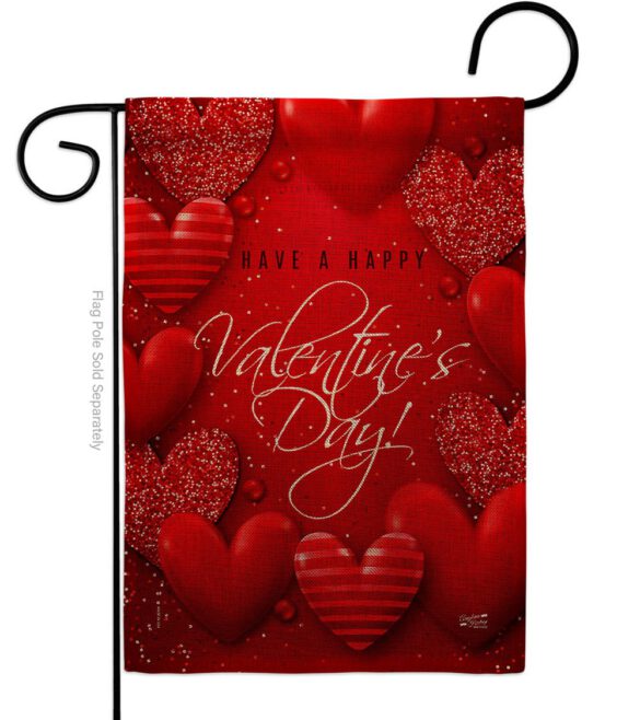 All of Heart - Valentines Spring Vertical Impressions Decorative Flags HG137398 Made In USA - Image 12