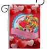 Best Sweet - Valentines Spring Vertical Impressions Decorative Flags HG192306 Made In USA