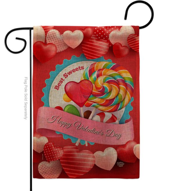 Best Sweet - Valentines Spring Vertical Impressions Decorative Flags HG192306 Made In USA - Image 11