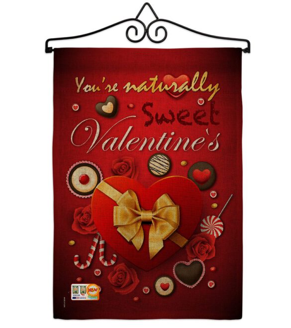 Candy Love - Valentines Spring Vertical Impressions Decorative Flags HG101003 Made In USA - Image 10