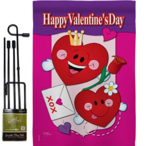 Garden Flag Valentines GS101040