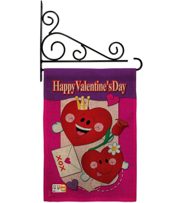 Happy Valentine's Day - Valentines Spring Vertical Impressions Decorative Flags HG101040 Made In USA - Image 12