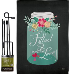 Garden Flag Valentines GS101051