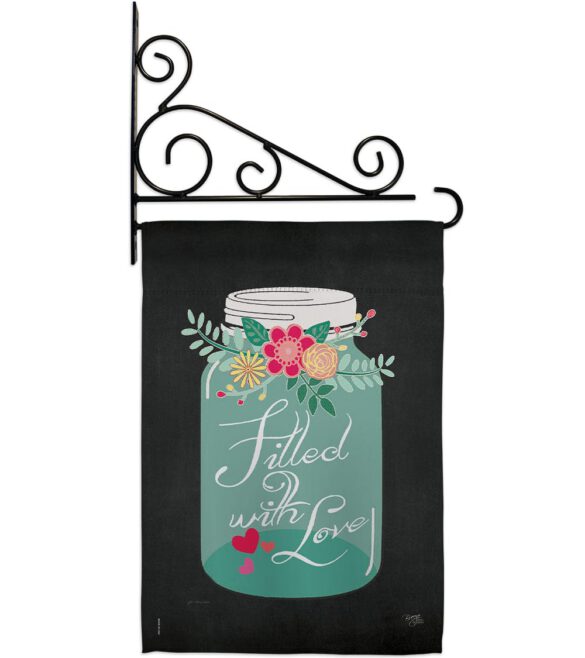 Filled with Love - Valentines Spring Vertical Impressions Decorative Flags HG101051 Made In USA - Image 11