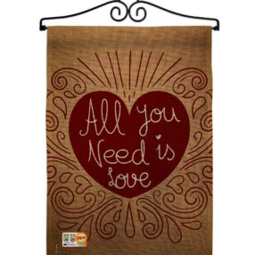 Garden Flag Valentines GS101052 B 02