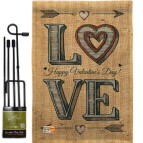 Garden Flag Valentines GS101061 B