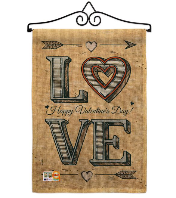 Classic Love - Valentines Spring Vertical Impressions Decorative Flags HG101061 Made In USA - Image 10