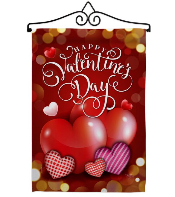 Beloved Valentine's Day - Valentines Spring Vertical Impressions Decorative Flags HG101062 Made In USA - Image 7