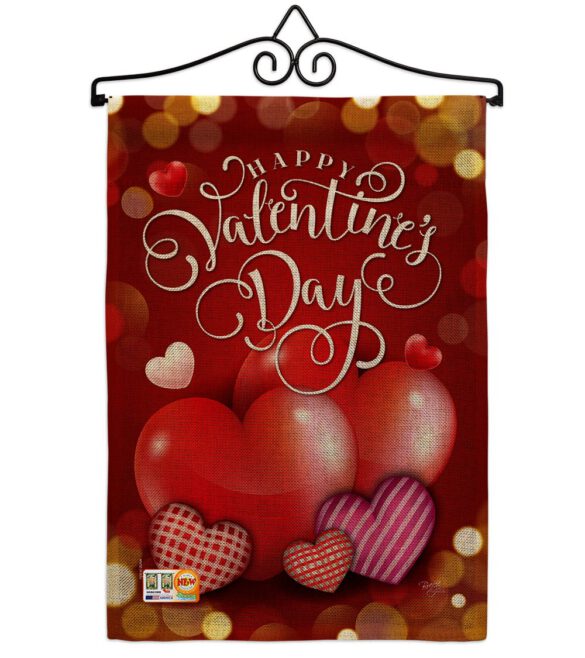 Beloved Valentine's Day - Valentines Spring Vertical Impressions Decorative Flags HG101062 Made In USA - Image 10