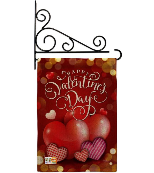Beloved Valentine's Day - Valentines Spring Vertical Impressions Decorative Flags HG101062 Made In USA - Image 12